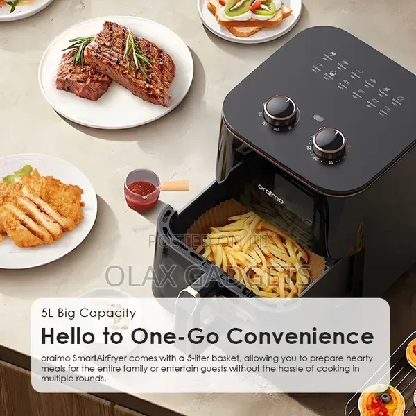 Oraimo Smartairfryer 5l 1500w Cooking Visible Smart Air Fryer