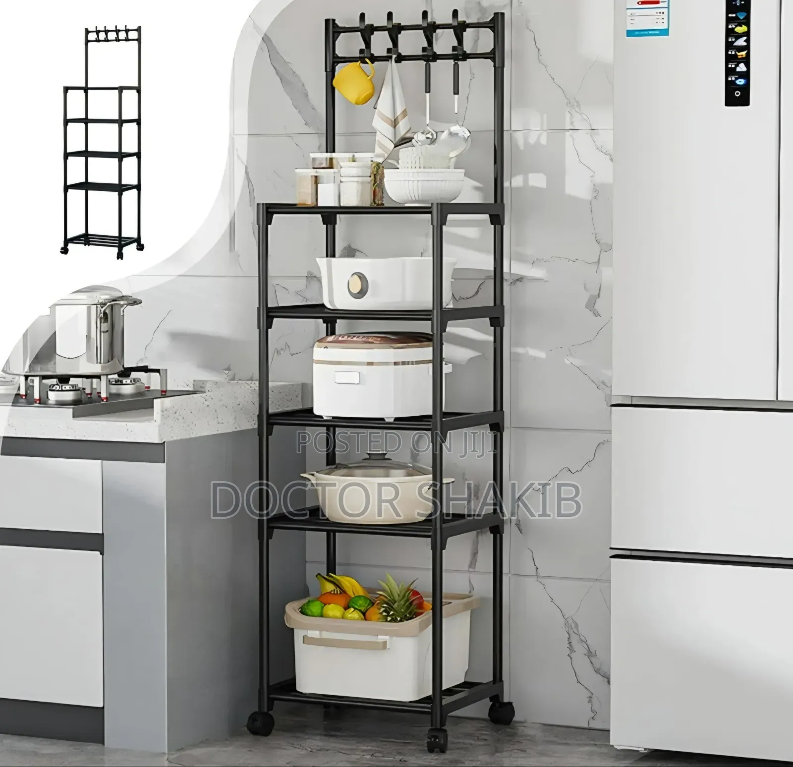 Multipurpose Kitchen Storage Rack