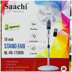 Neŵ Saachi 16 Inch Stand Fan