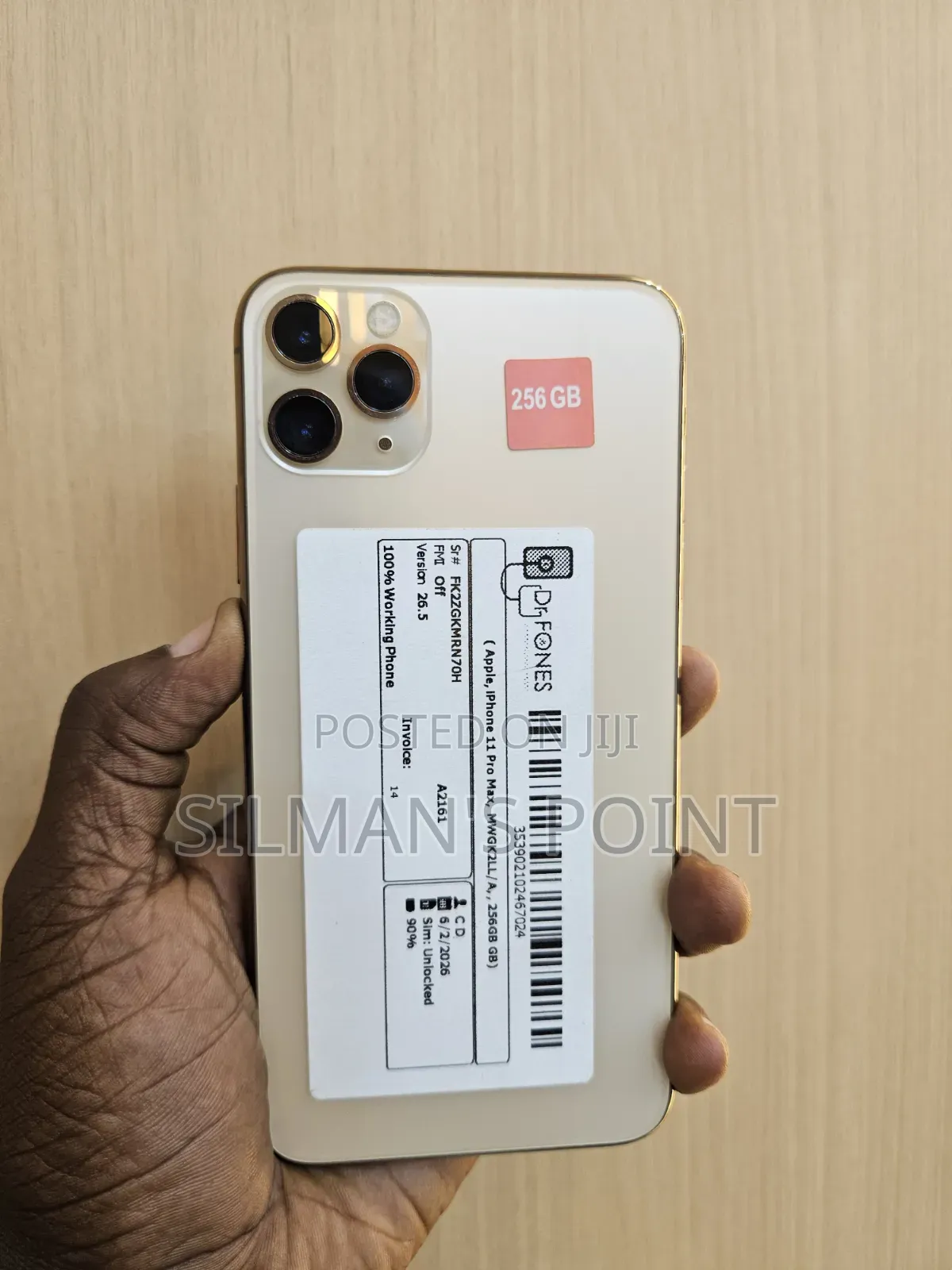 Apple iPhone 11 Pro Max 256 GB Gold