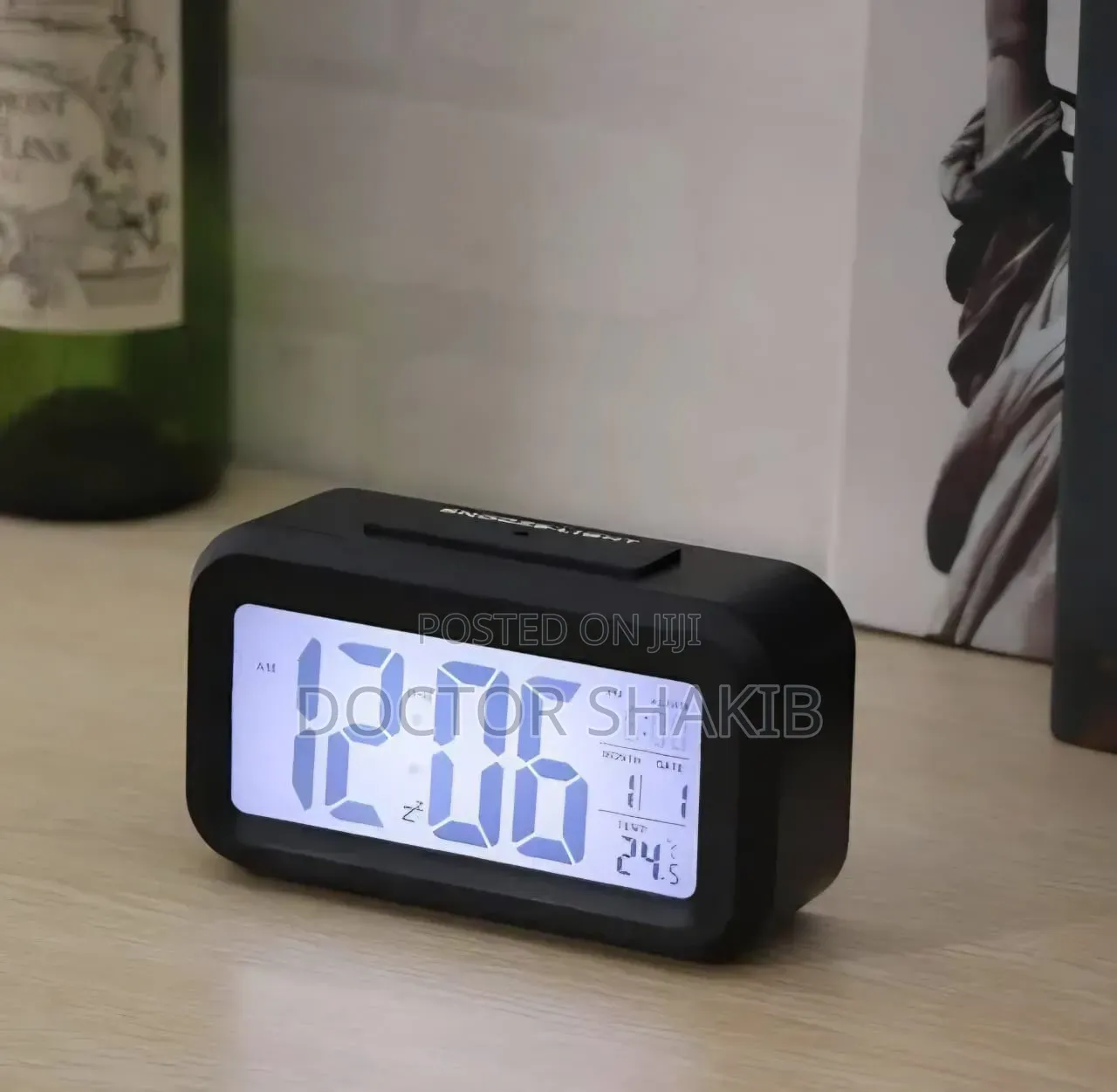 Optically Controlled Liquid Crystal Alarm Clock