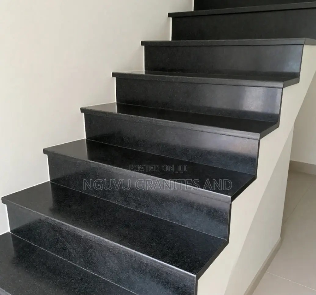 Black Galaxy Granite Staircases