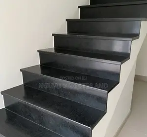 Black Galaxy Granite Staircases