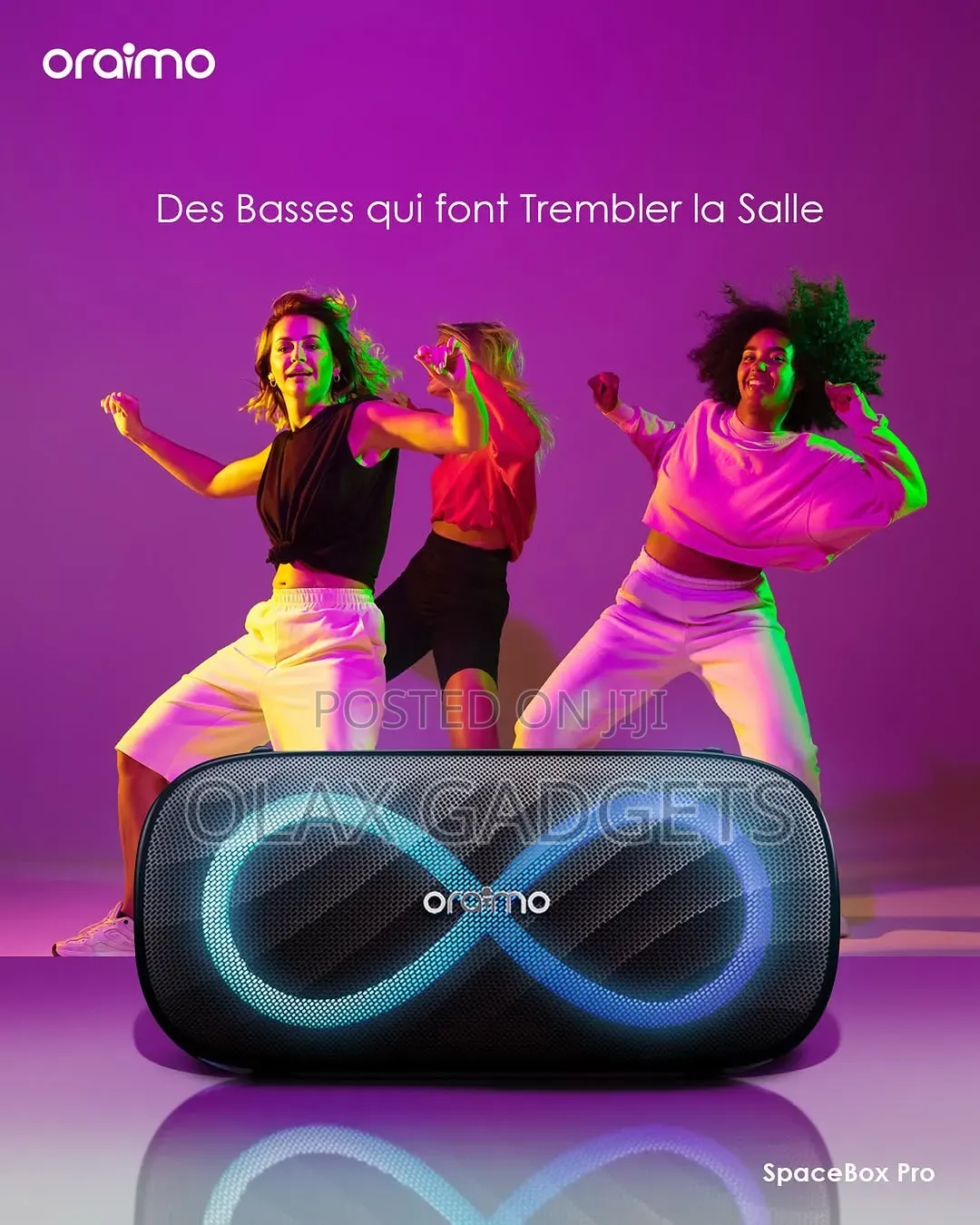 Oraimo Spacebox Pro 80w Karaoke-Support Wireless Speaker