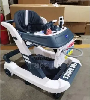 Multifunctional Musical Art Fall and Convertible Baby Walker