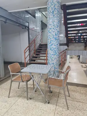 Reading or Restaurant or Dining Folding Table With Two Chairs