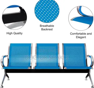 3-Seater Waiting Room Bench