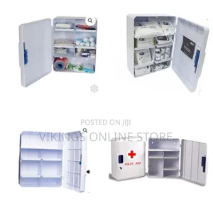 Wall Mounted Medicine Storage First Aid Box Cabinet for Home Emergency