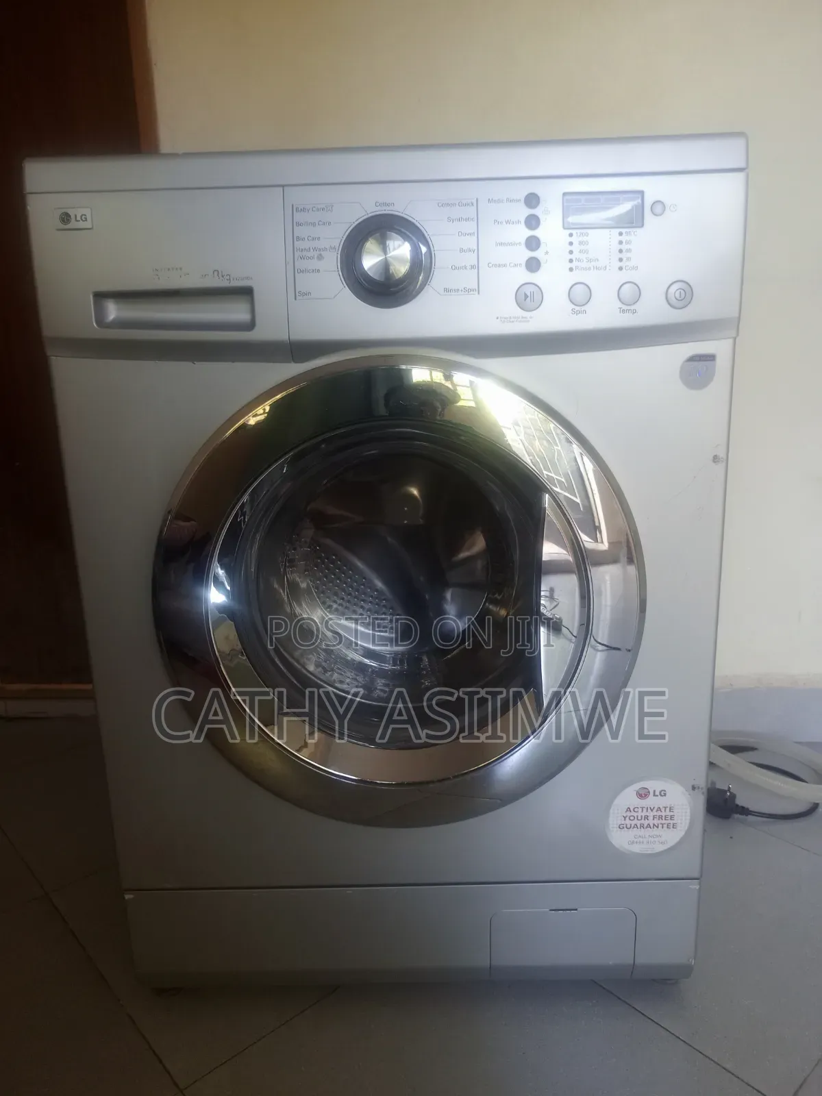 8kg LG Front Loader Washing Machine