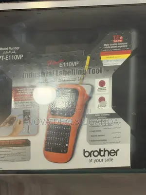 Brother Pte110vp Industrial Label Maker- Power Adapter and Carry Case