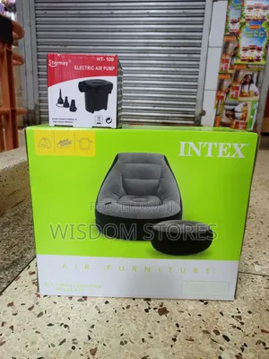Intex Inflatable Air Sofa With Footrest