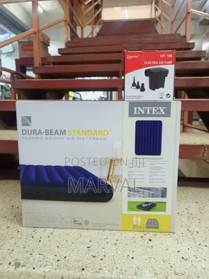 Intex Dura-Beam Standard Classic Downy Air Mattress 5×6