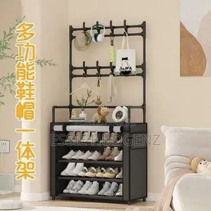 4 Tiers Coat Rack Shoe Rack