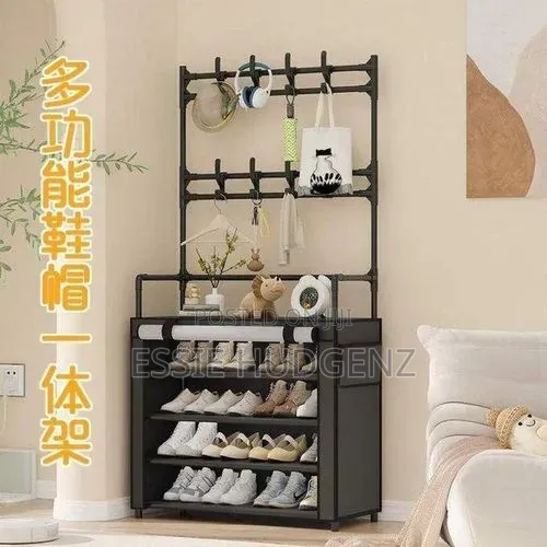 4 Tiers Coat Rack Shoe Rack