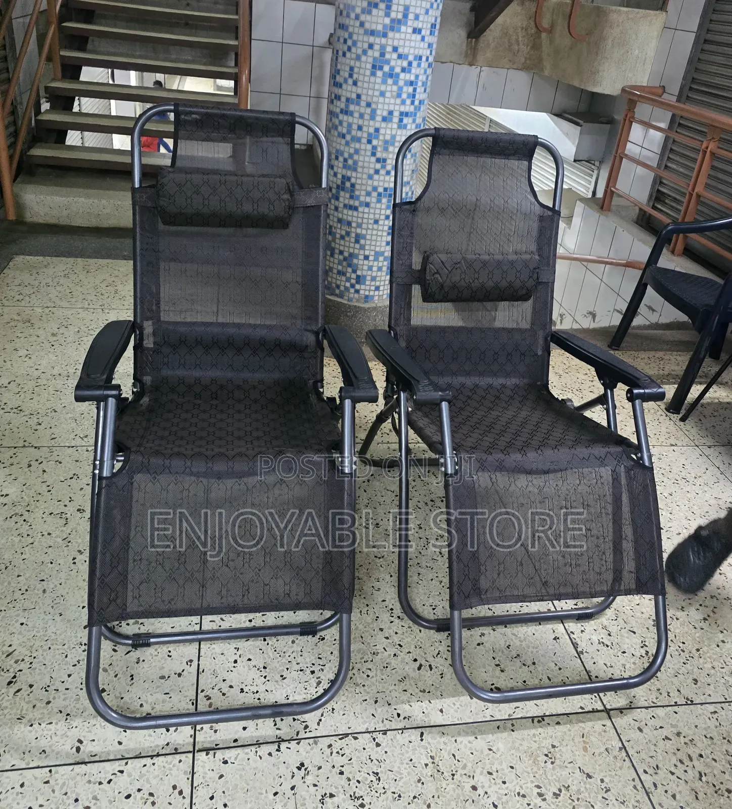 Combo Set 2pcs Resting Foldable Chairs for Beaches Home Balcony,Garden