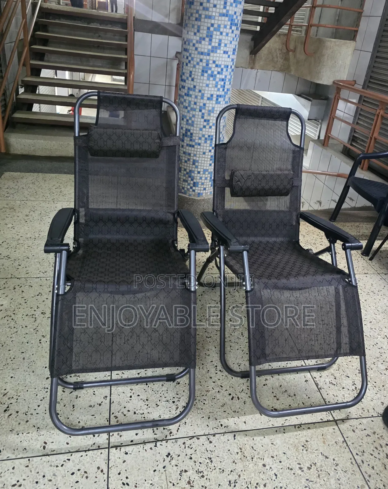 Combo Set 2pcs Resting Foldable Chairs for Beaches Home Balcony,Garden