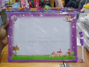 White Drawing / Writing Board for Kids - 11 by 8 Inches