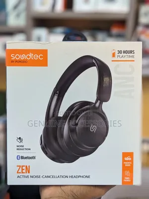 Porodo Soundtec Zen Active Noise-Cancellation Headphones