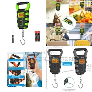 Digital Fishing Scale With Ruler Fishing Gripper, 110l/50kg B Weight