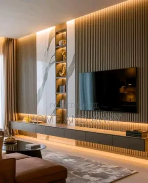 Modern Wall Panel Tv Entertainment Units 350,000/- Per Square Meter