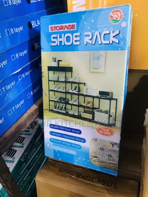 L Shaped Storage Shoe Rack