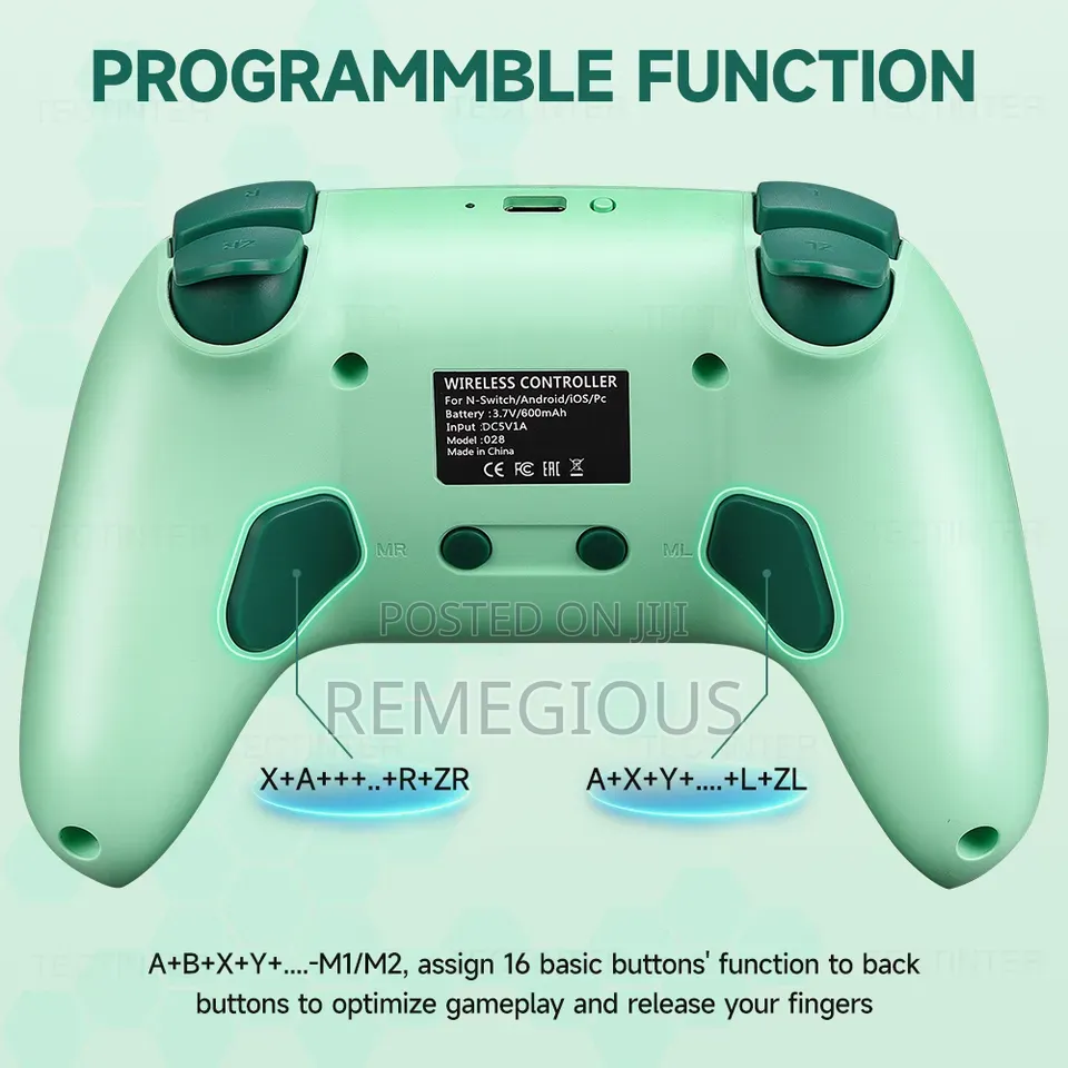803 RGB Gaming Controller for Nintendoswitch/Oled/Lite/Pc