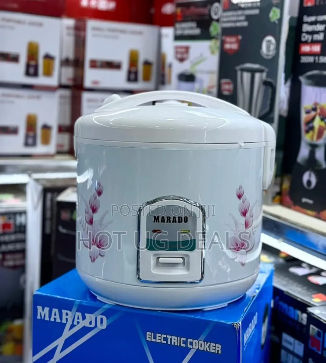 Marado Electric Rice Cooker - 5litres - White,Multcolour
