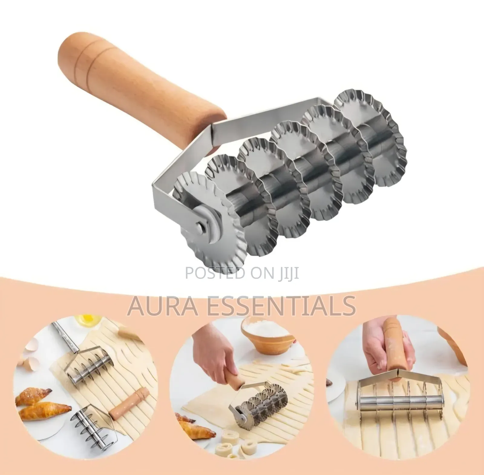 Stainless Steel Pastry Wheel Cutter