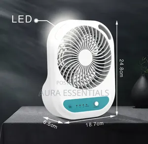 Winning Star St-4052 Rechargeable Table Fan With Led Light