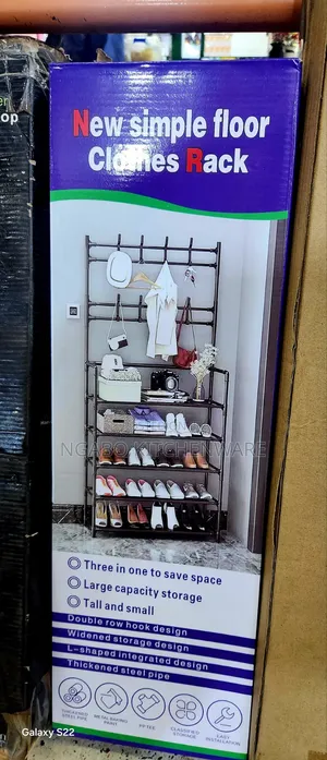 2 in 1 Shoes and Clothes Racker
