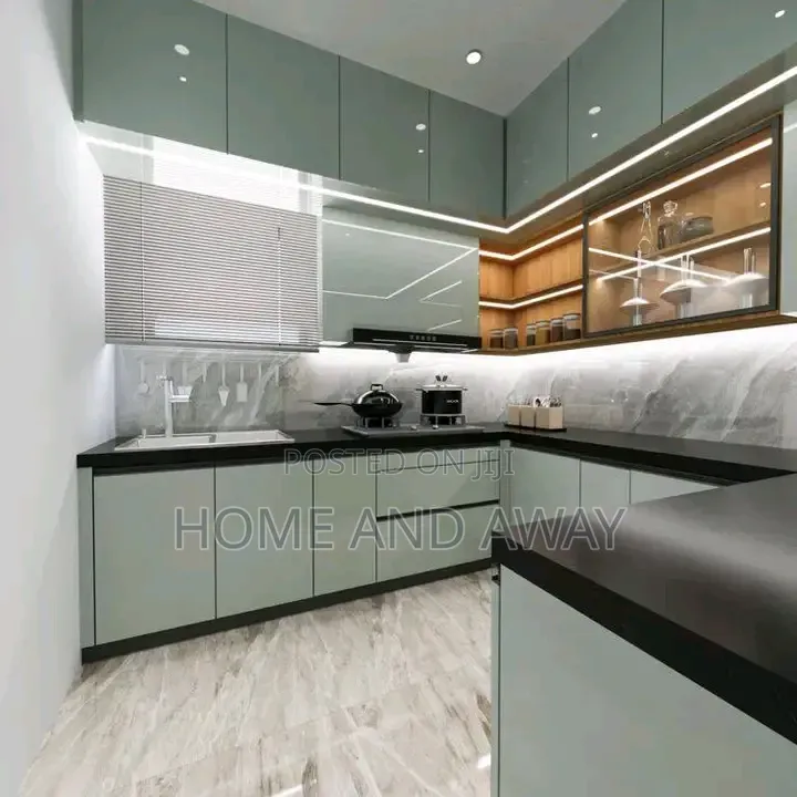 Kimberly Modern Kitchen Cabinets From 990,000/- Per Running Meter