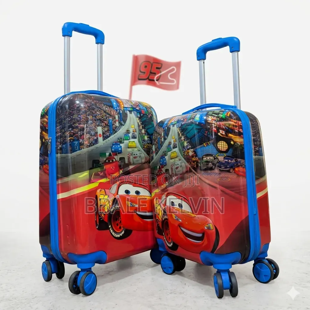 Kids Plastic Suitcase 2pc Set