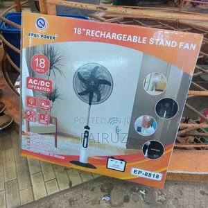 18 Inch Rechargeable Stand Fan With Remote Control