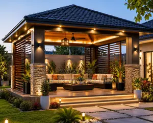 Luxury Modern Gazebo Design Construction