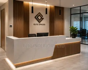 Luxury Reception Desk Design Installation