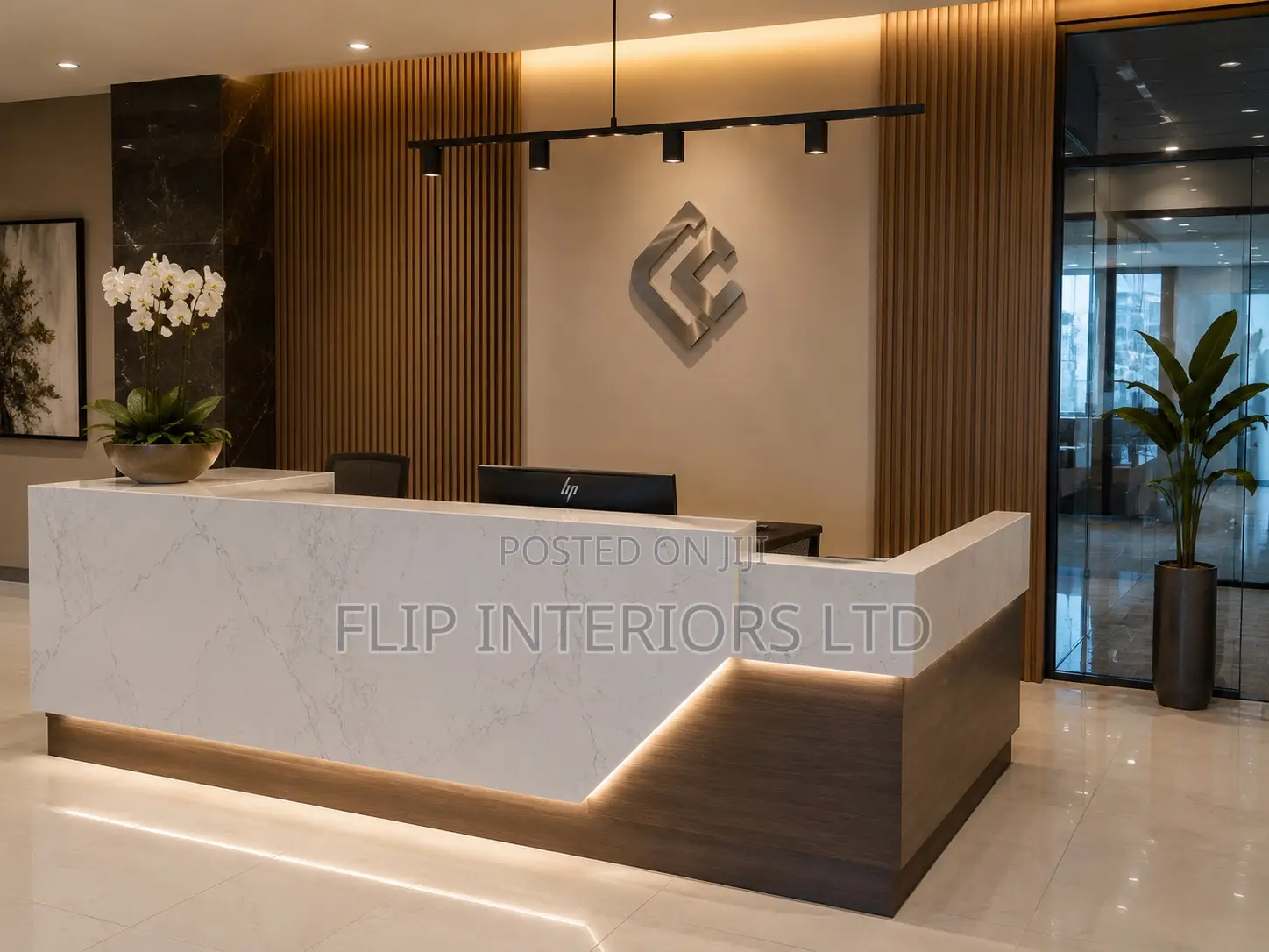 Modern Reception Desk Design Installation Solutions