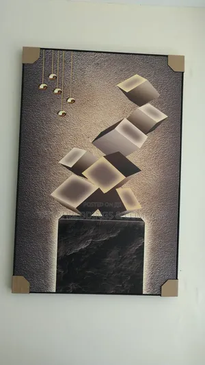 Sichabeixc Modern Art Wall Decor, Abstract Geometric Wall Hanging