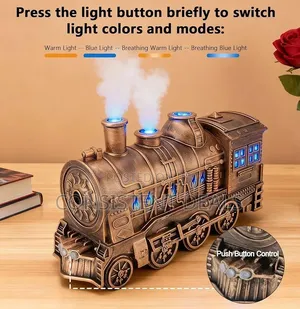 300ml Vintage Steam Train Essential Oil Diffuser and Humidifier