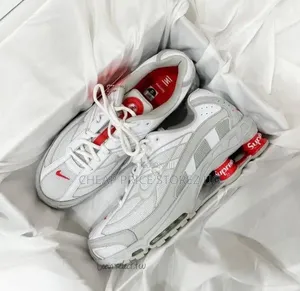 These Are the Nike Shox Ride 2 Sp Supreme in the "White" Colorway,