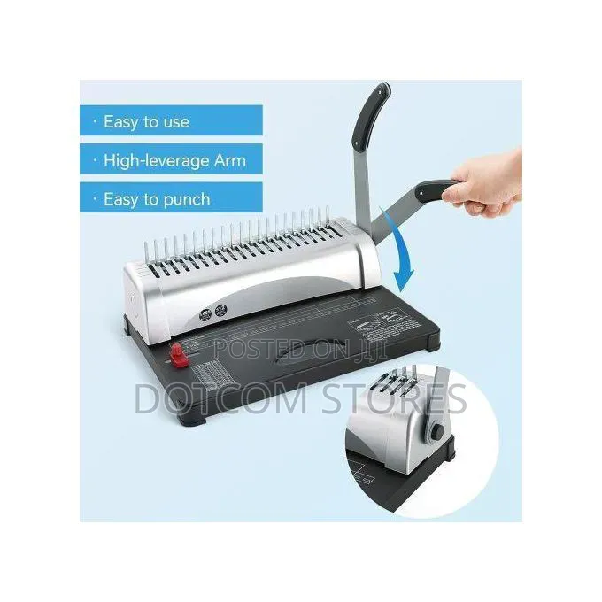 21-Hole Manual Comb Binding Machine