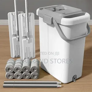 Flat Mop Bucket System Set