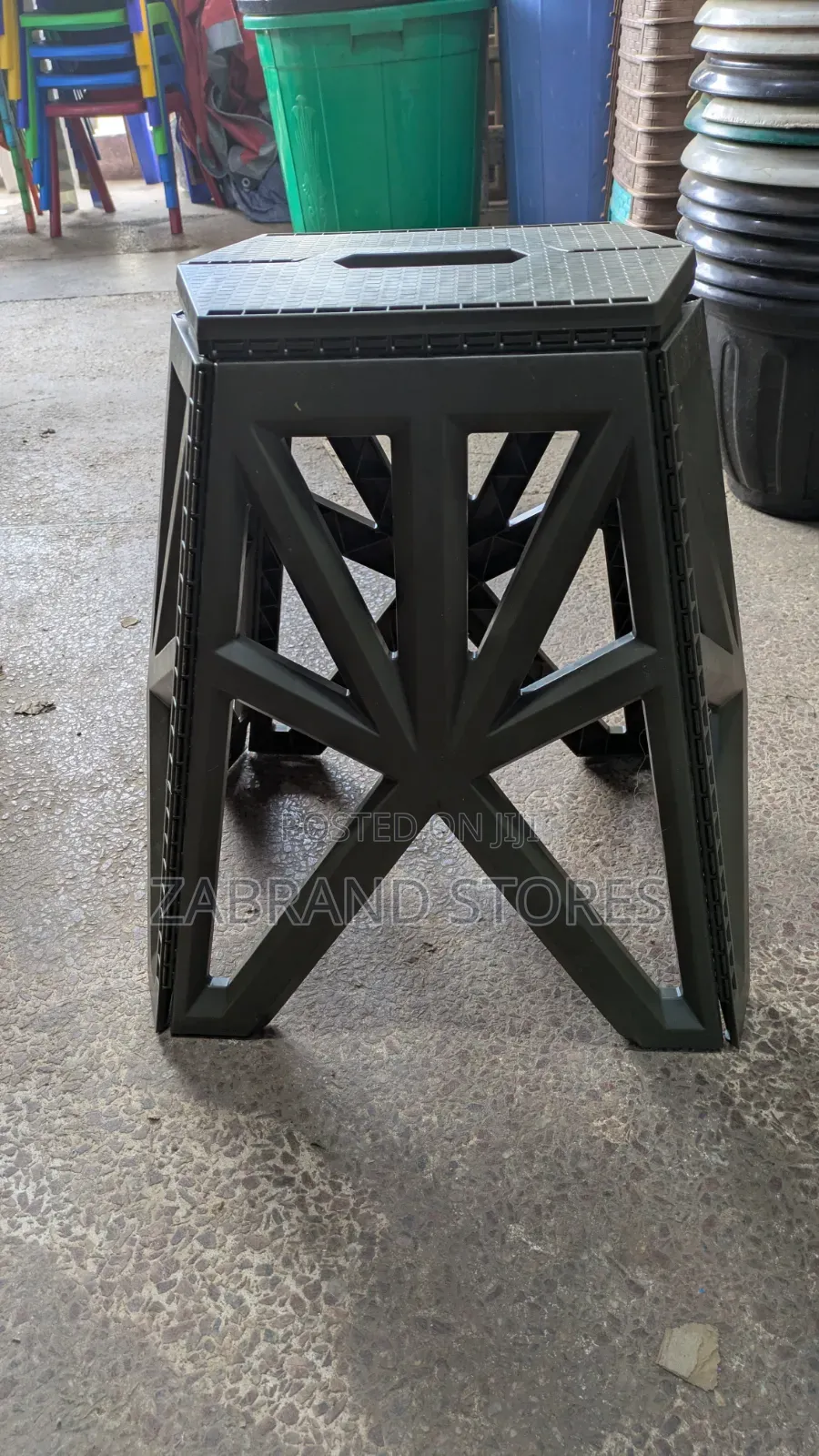 Foldable Hard Plastic Stool