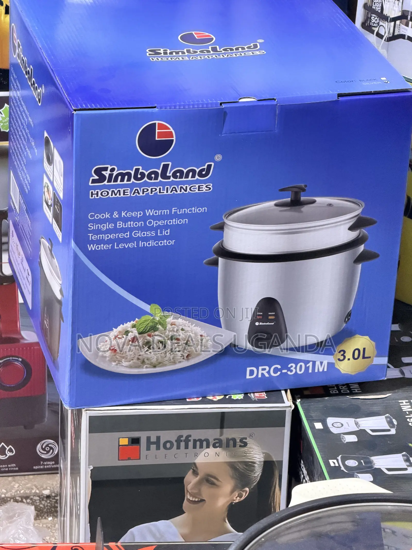 Simbaland DRC-301m Rice Cooker 3-Litre Automatic Pressure Cooker