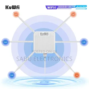 Kuwfi Wifi6 Outdoor Access Point 3000mbps 300-700m Longrange Extension