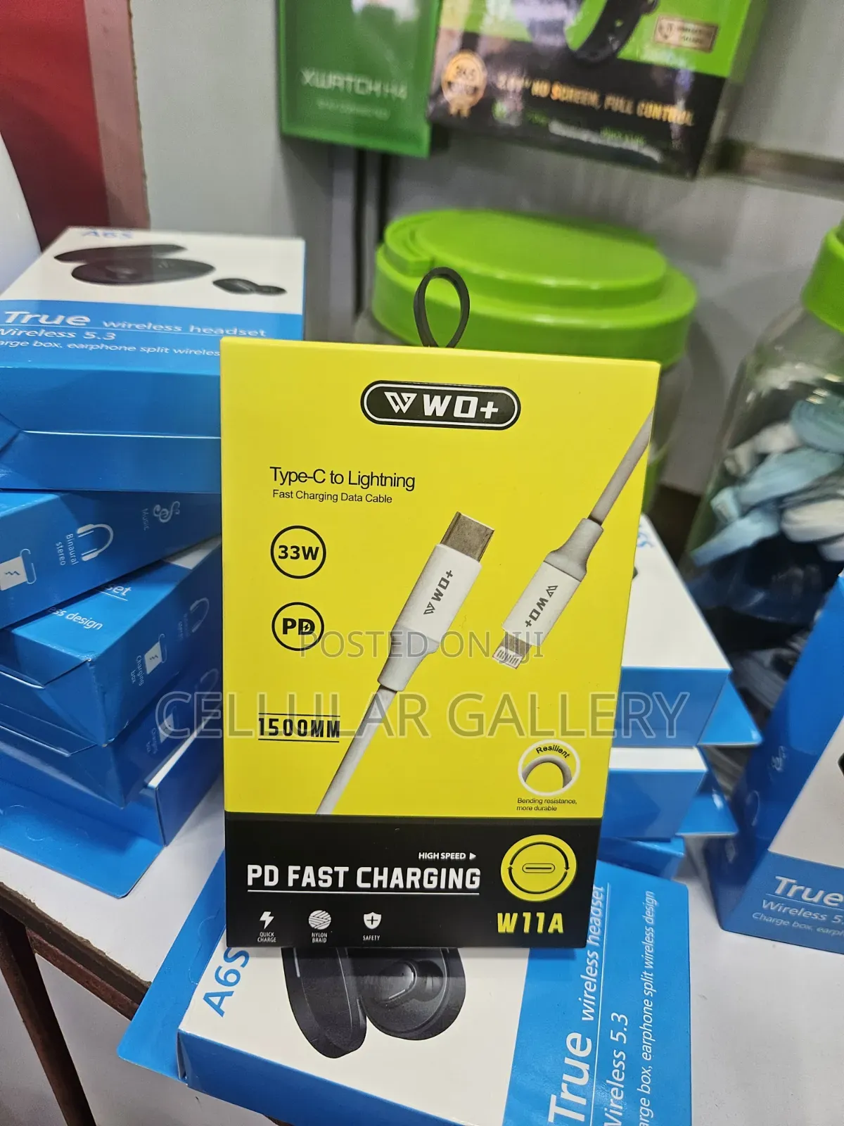 Type-C to Lightning Fast Charging Cable 33w Pd, 1.5 Meters