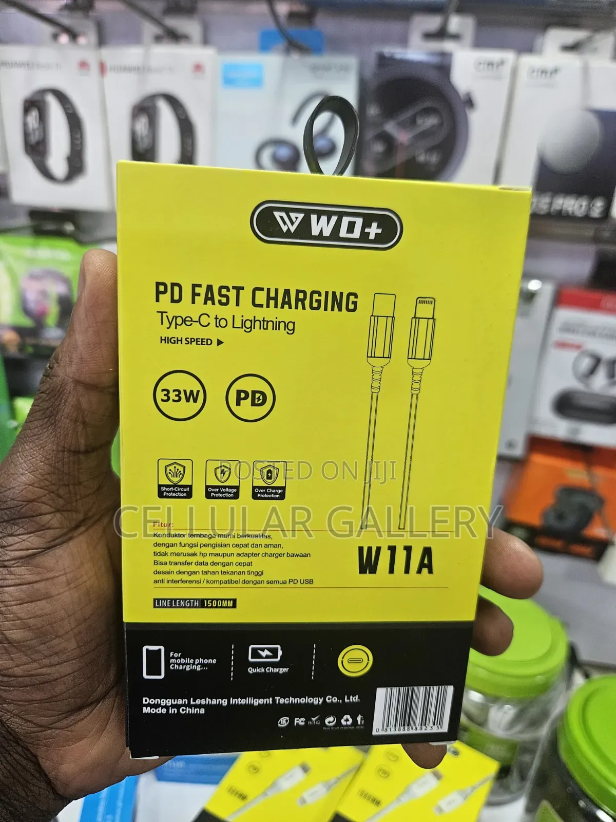 Type-C to Lightning Fast Charging Cable 33w Pd, 1.5 Meters