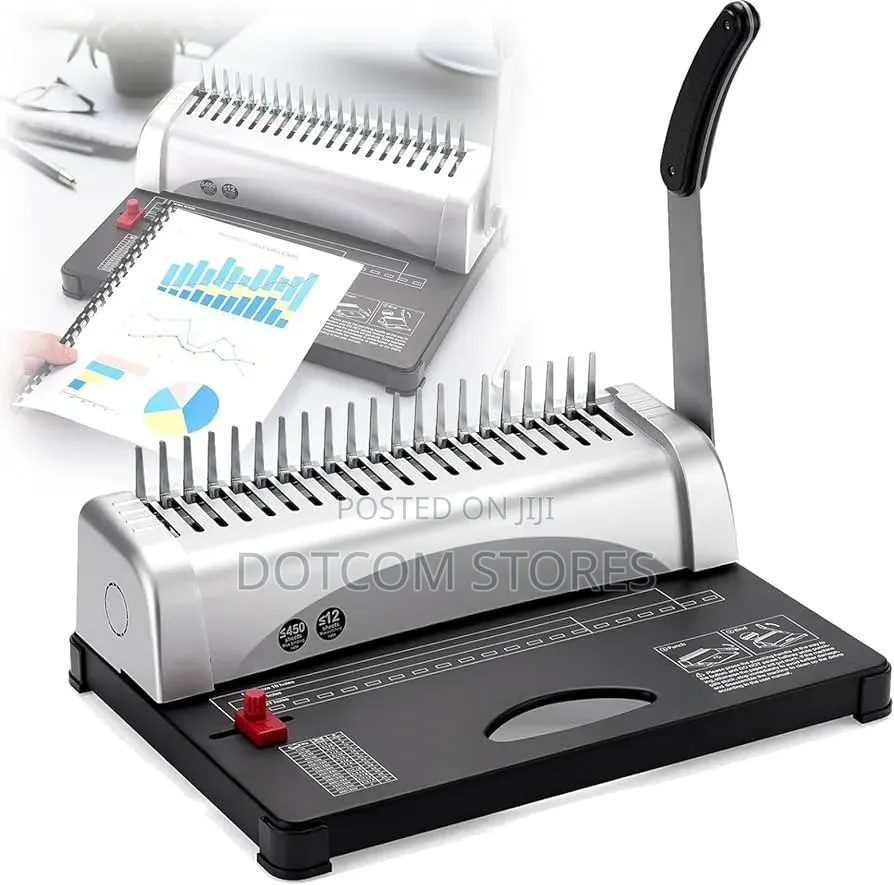 21-Hole Manual Comb Binding Machine