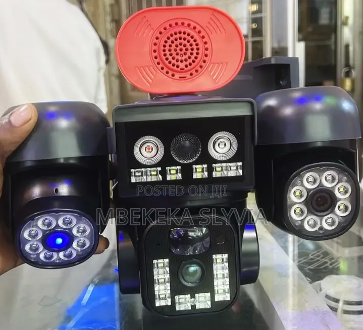 3 Auto Rotation Camera/PTZ Solar Camera 3lens