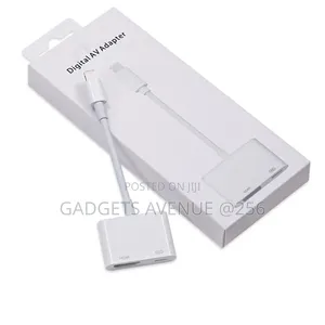 Apple Lightning Digital Av Adapter Designed To Mirror Your Device Scre