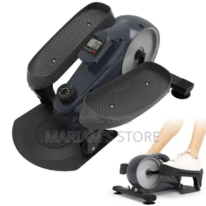 Compact Mini Elliptical Machine Is for Use While Seated or Standing
